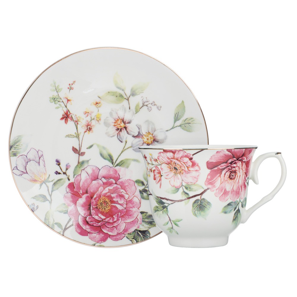 Набор чайный 2 пр., 225мл, MILLIMI, Сакура, фарфор - #4