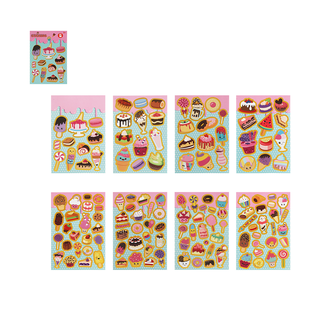 Блокнот с наклейками для творчества, 24х15см, бумага, 8 страниц, 4 дизайна - #5