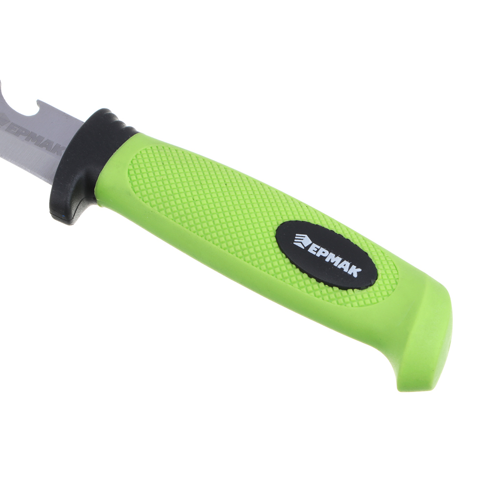 Нож универсальный для туризма и рыбалки с ножнами, тм ЕРМАК, 23,5см, 2CR13, пластик - #3