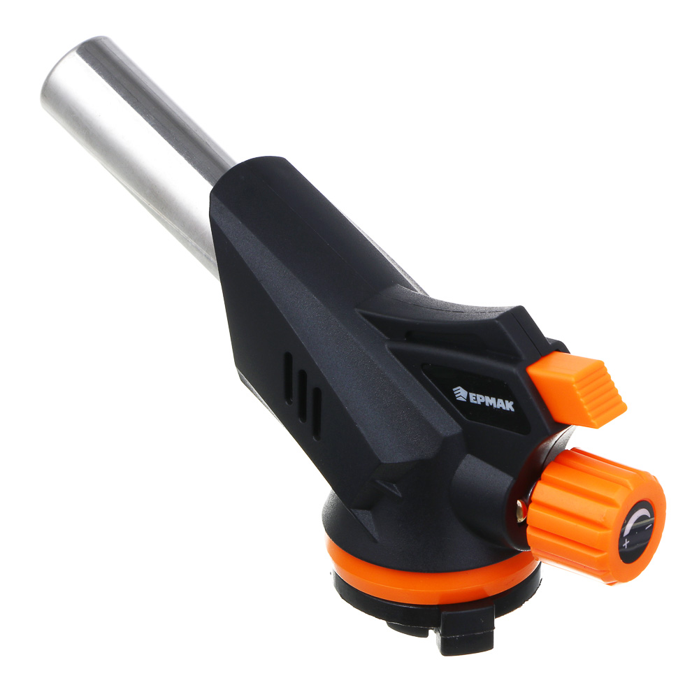 ЕРМАК Горелка газ. с пьезорозжигом, цанговый захват, широкое сопло, 14,5x7,2x4,3 см - #1