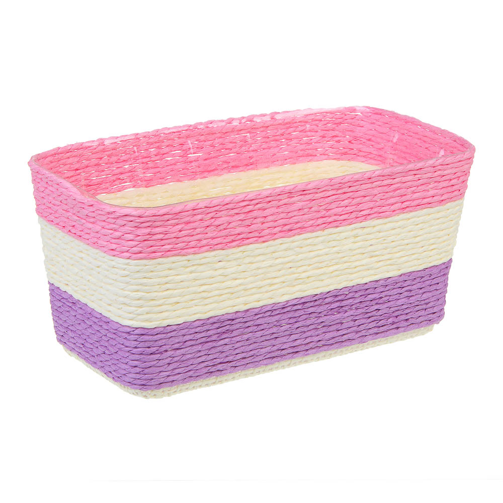 INBLOOM Кашпо плетеное 18х9.5х8.5см, бумажная лоза, ПП - #1