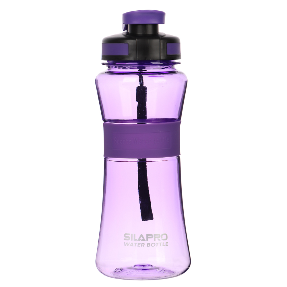 SILAPRO Спортивная бутылка с сеточкой 22х8см, 700мл, силикон, PC - #12