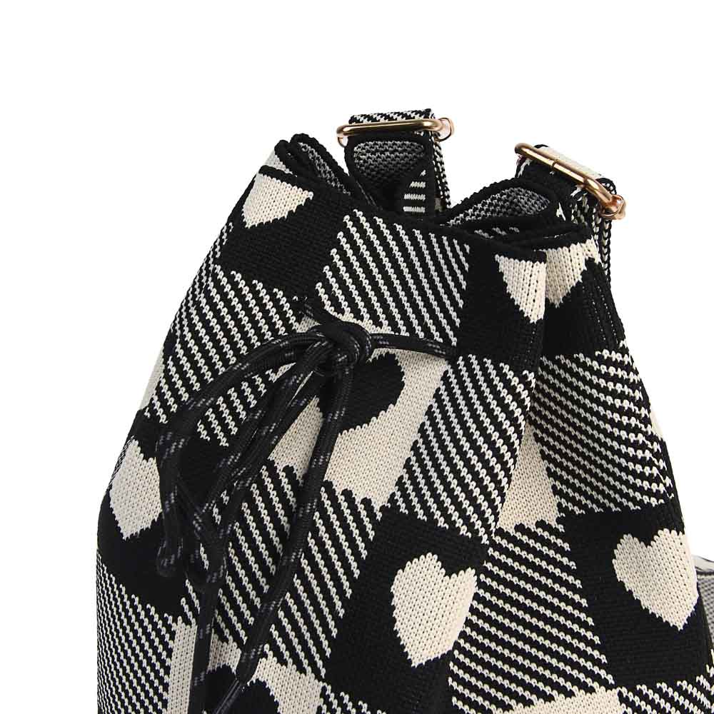 Сумка торба женская на кулиске тм ЮL Багги 26х28х13 см, полиэстер, 2-3 цвета - #6