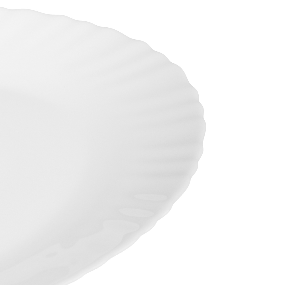 MILLIMI Бьянко Плюс Блюдо овальное 30см опаловое стекло - #4