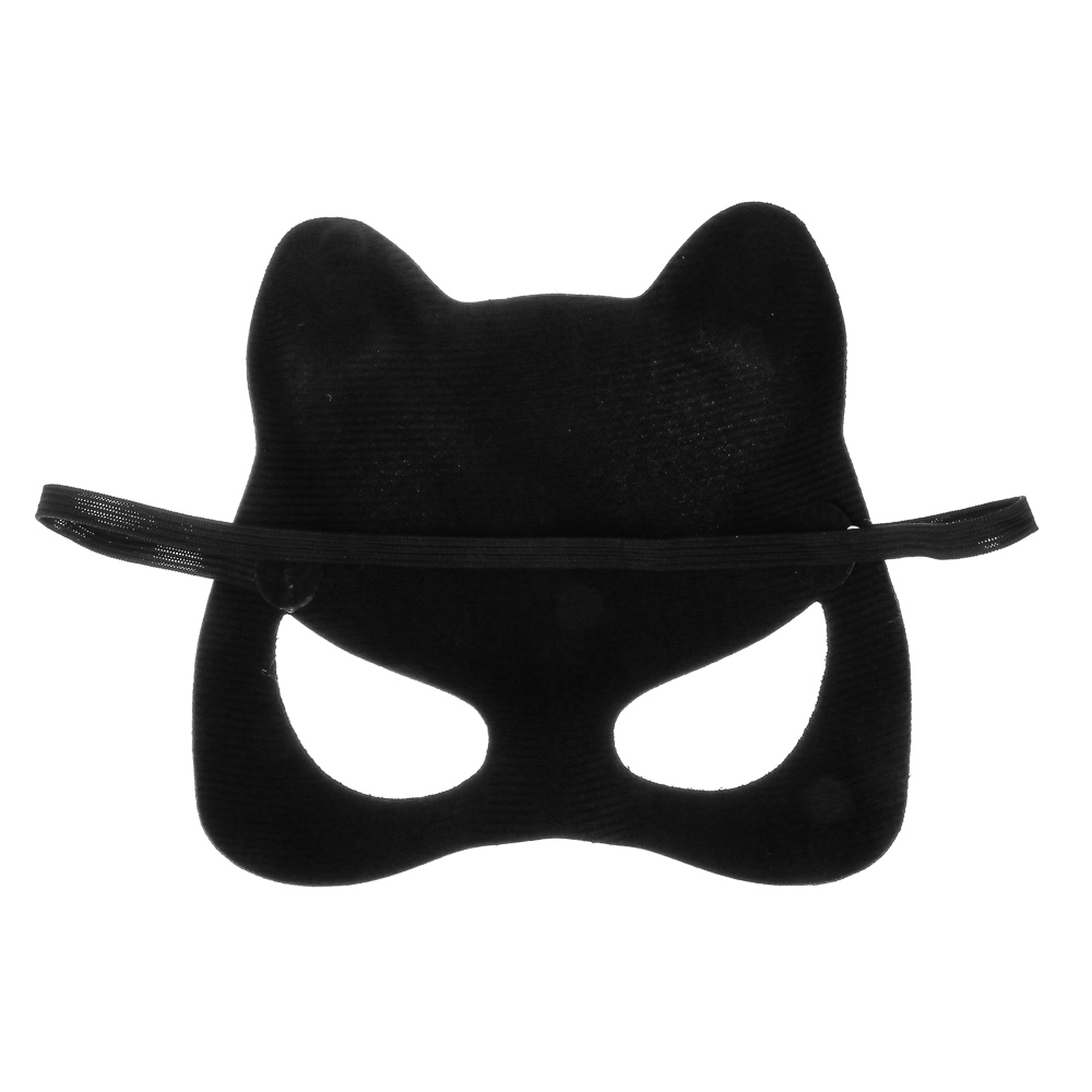 СНОУ БУМ Маска карнавальная "Кошка", 15х16см, пластик, ткань, 2 дизайна - #4