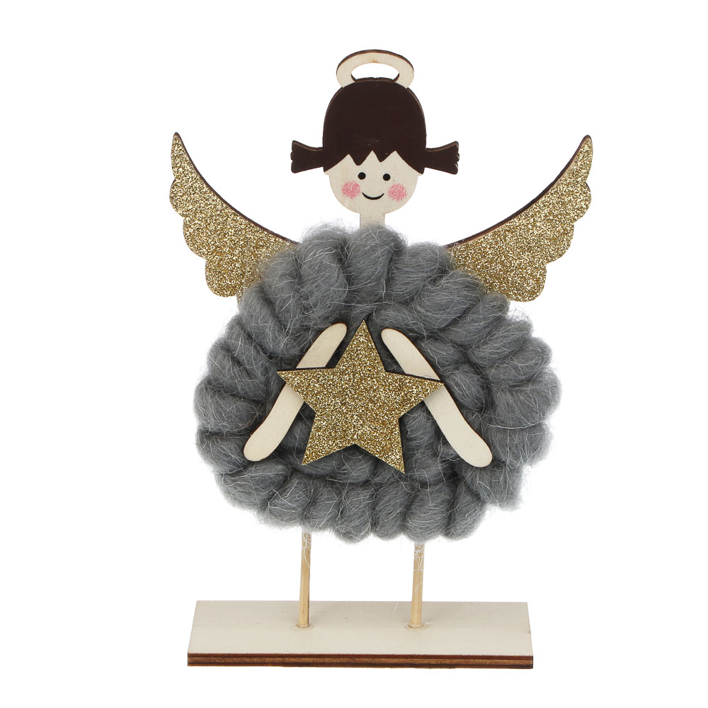 Фигурка декоративная "Ангел", 10х4х18 см, МДФ, 2 вида - #2