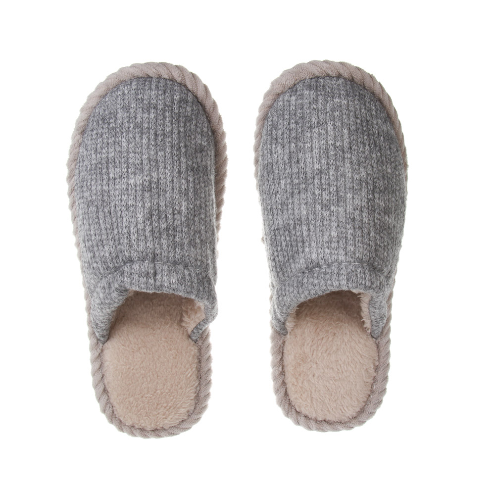 Обувь домашняя, размер 40-41, цвет серый, #3 - #2
