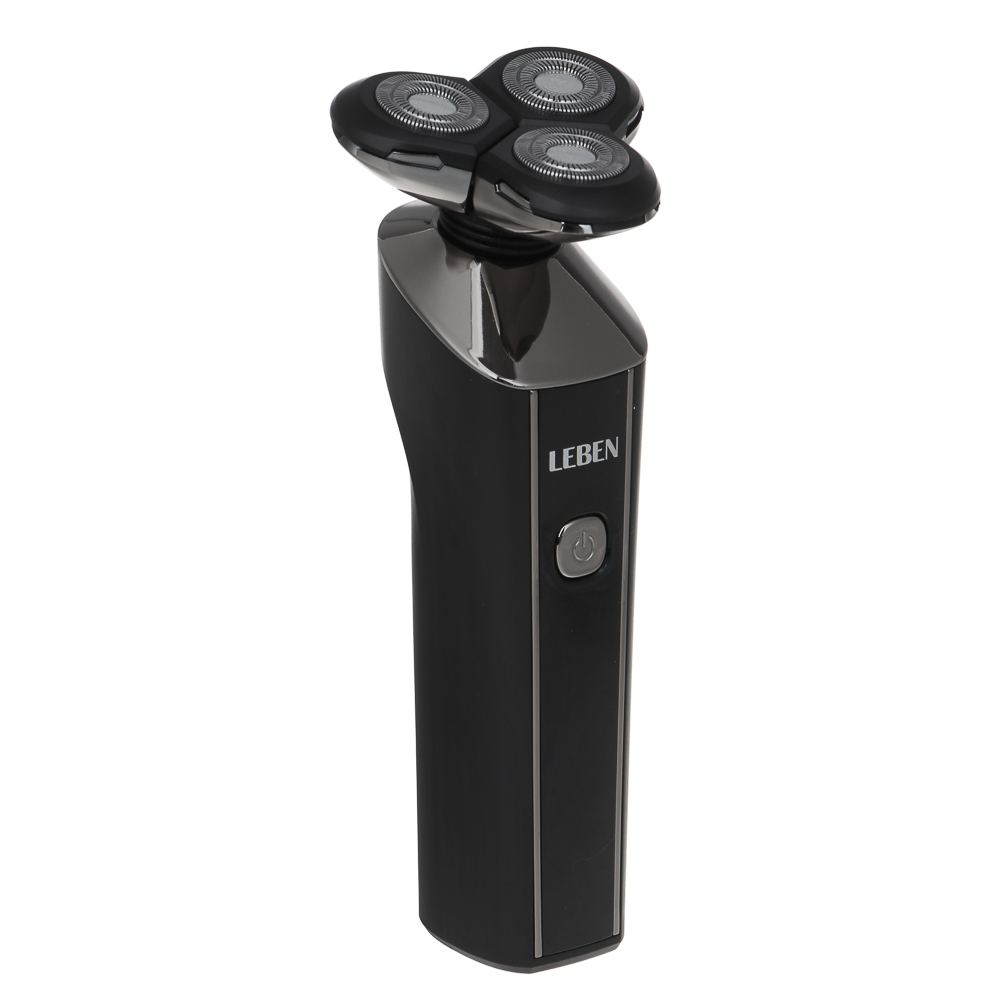 LEBEN Набор бритвенный, 600 мА/ч,5 Вт, дисплей, 5 насадок, триммер, бритва, насадки, щётка, зарядка - #1