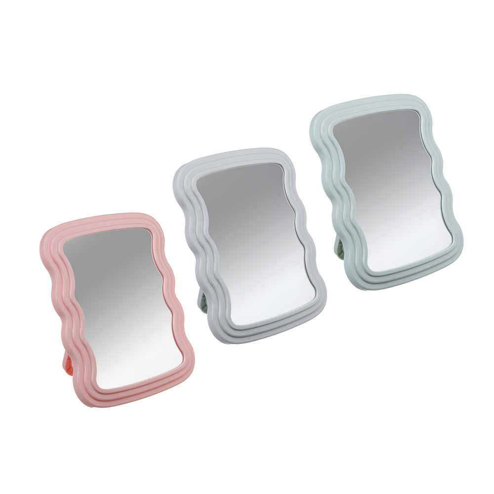 Зеркало настольное тм ЮНИLOOK Софтлайн, пластик, стекло, 20,5х16см, 3 цвета - #1