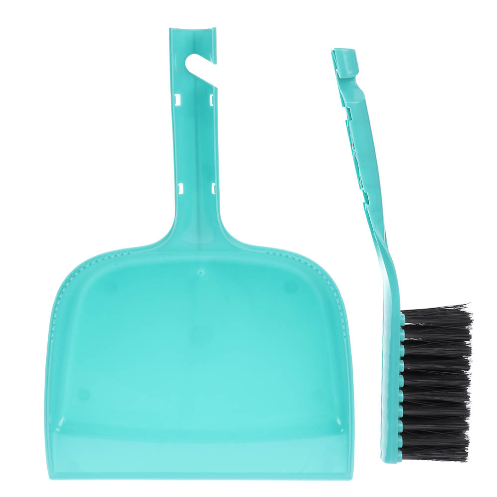 Набор для уборки с щеткой и совком тм VETTA Практик, пластик, 29х19,5х6см - #5