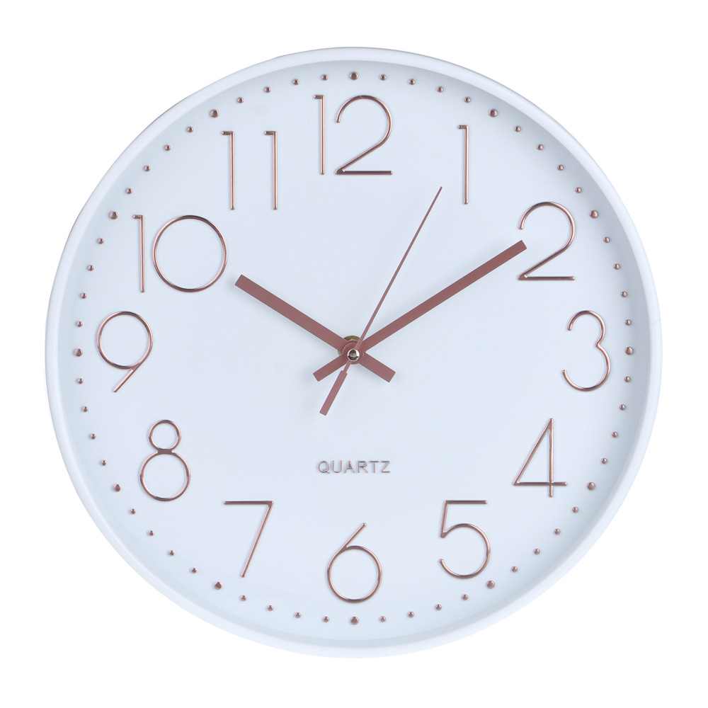 LADECOR CHRONO Часы настенные круглые, пластик, d30 см, 1xAA, арт.06-15 - #1