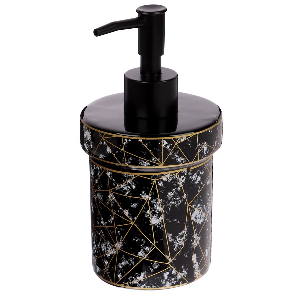 VETTA Дозатор для жидкого мыла "Ла Рош 2", керамика, 2 дизайна (без мет.) - #4