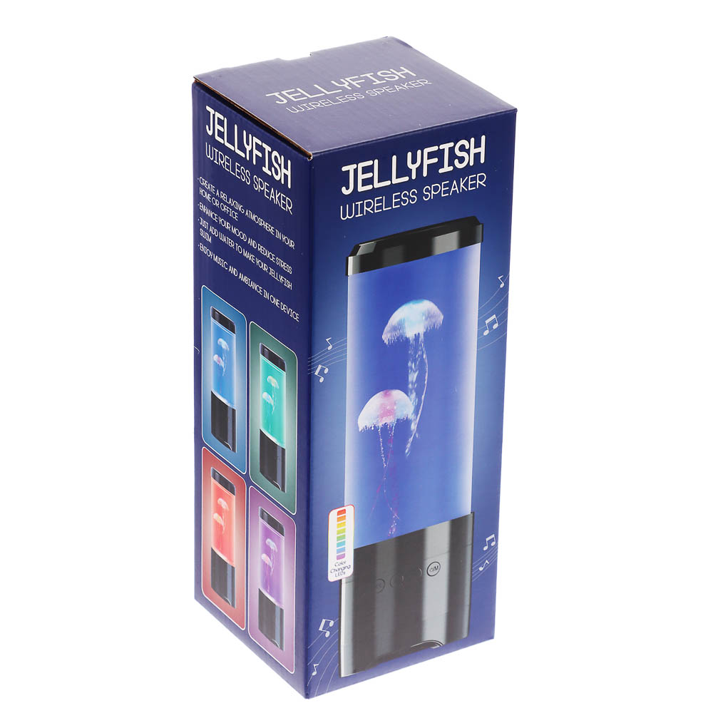 Светильник-ночник BY Медузы, 0.6W, USB, D10x28 см, 8 режимов, пластик, черный - #5