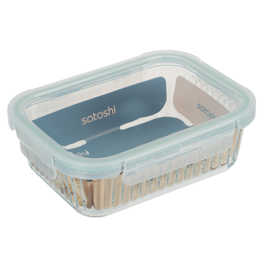Контейнер жаропрочный тм SATOSHI, стекло, 1040мл, 2 цвета - #9