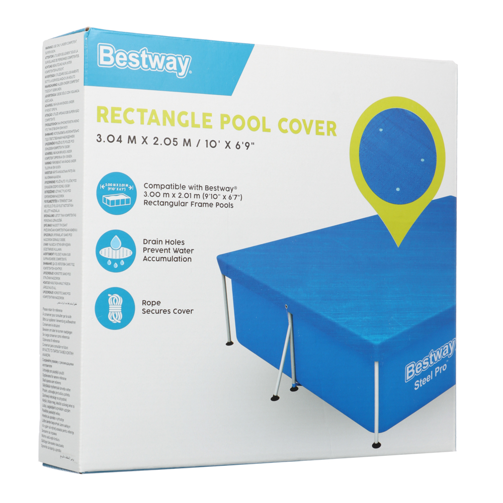 BESTWAY Прямоугольное покрытие для бассейна, 304х205см, 58106 - #5
