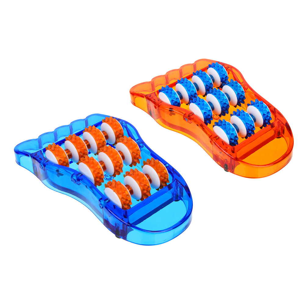 Массажер для ступней ног (улучшающий кровообращение) тм BY SPORT, 21,5x12см, пластик, 2 цвета - #1