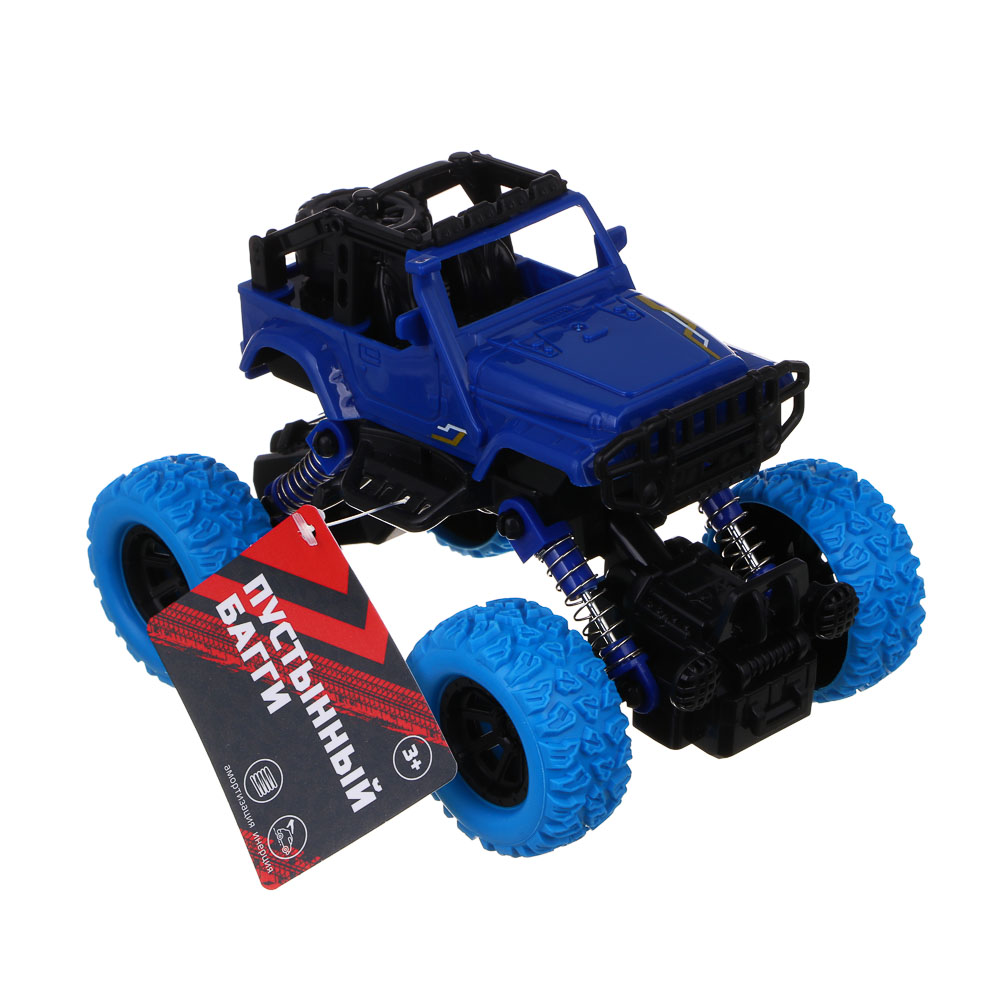 ИГРОЛЕНД Машина "Пустынный багги", инерция, колеса на пружинах, PP, TPR, 14х10х10 см, 4 дизайна - #3