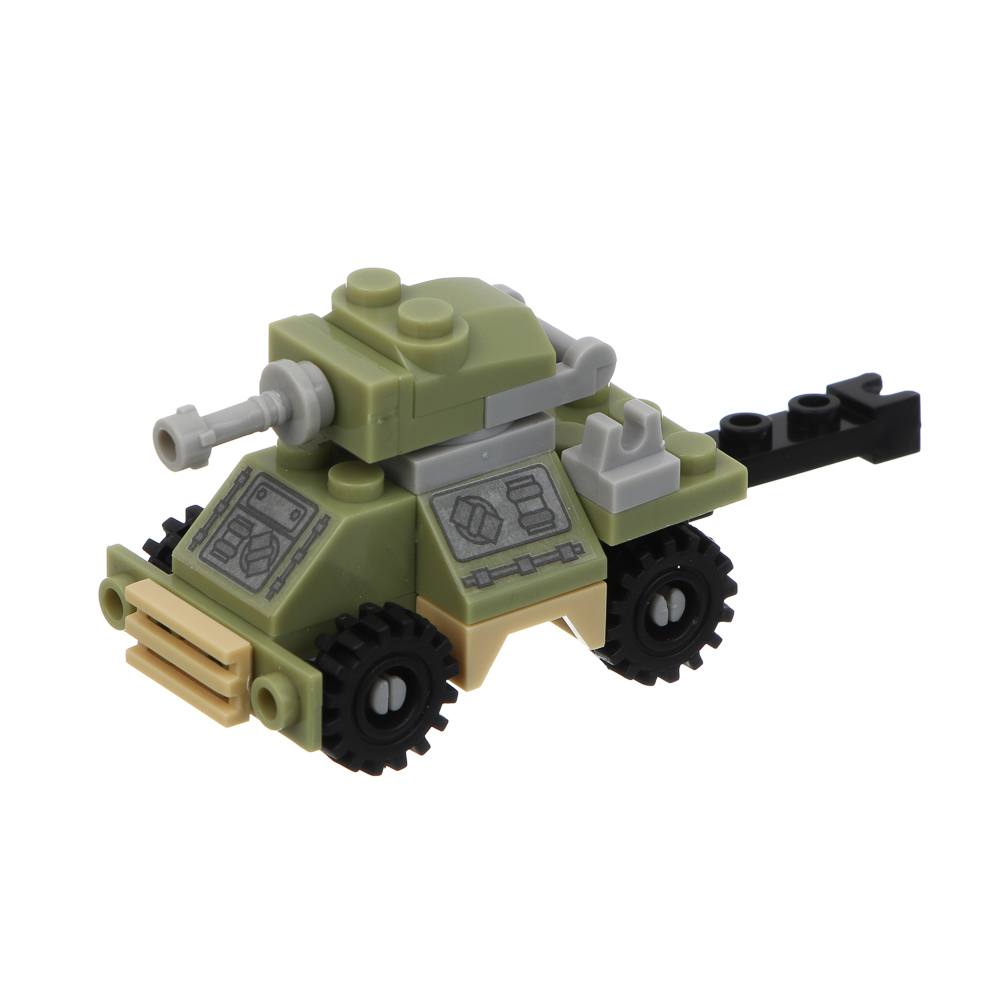 ИГРОЛЕНД Конструктор "Военная техника" 8 в 1, 8х3,5х11 см, ABS, 6 видов - #10