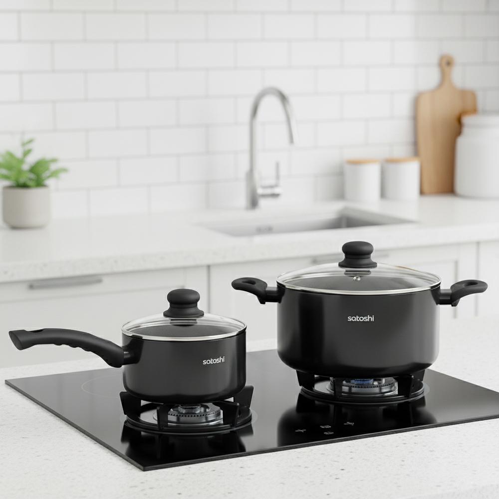 SATOSHI Графит Наб. посуды 11пр, кастр. 20/24/28см 2,8/4,6/7л., ковш 16см/1,6л., сковор. 24/28см,инд - #13