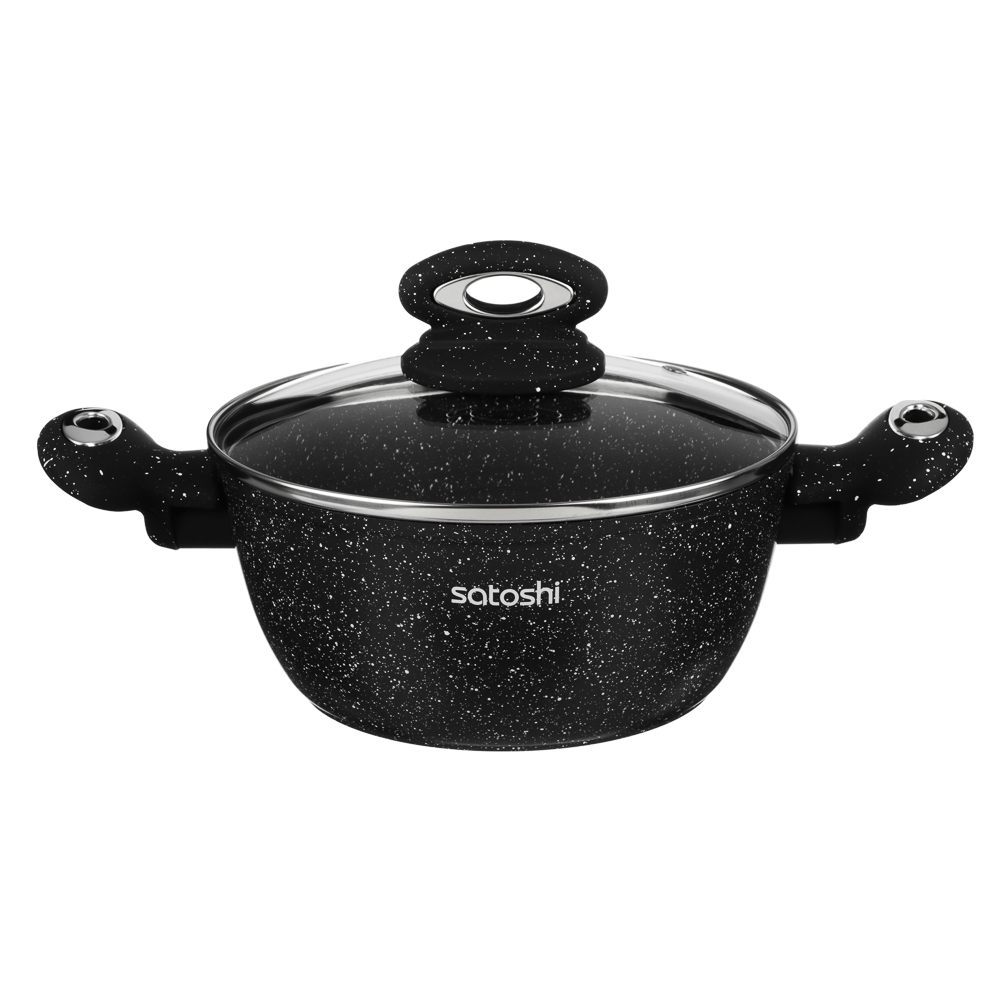 SATOSHI Валанс Наб.посуд.8пр, а/пр.покр.:кастр.+крышки:2.3л;3.8л; ковш+крышка1,3л;сков.24,28см - #6