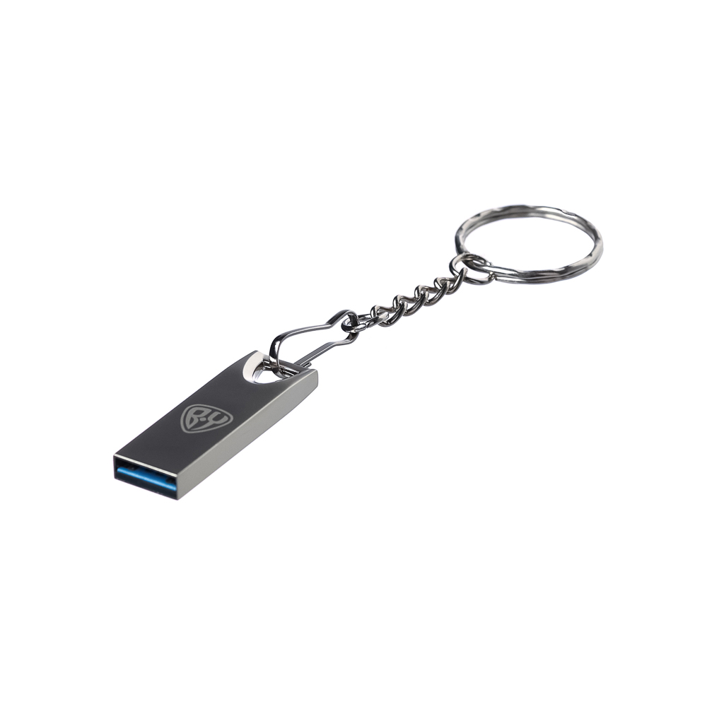 BY Флеш-карта памяти USB3.0 64Gb, брелок, металл - #5