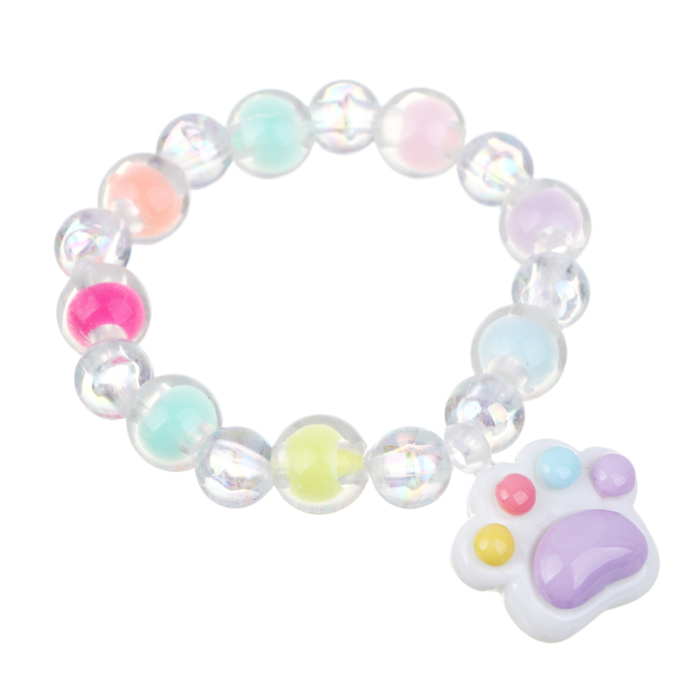 Набор детской бижутерии BY Русские супергерои: браслет, клипсы, кольцо, заколки клик-клаки 2шт,3диз. - #3