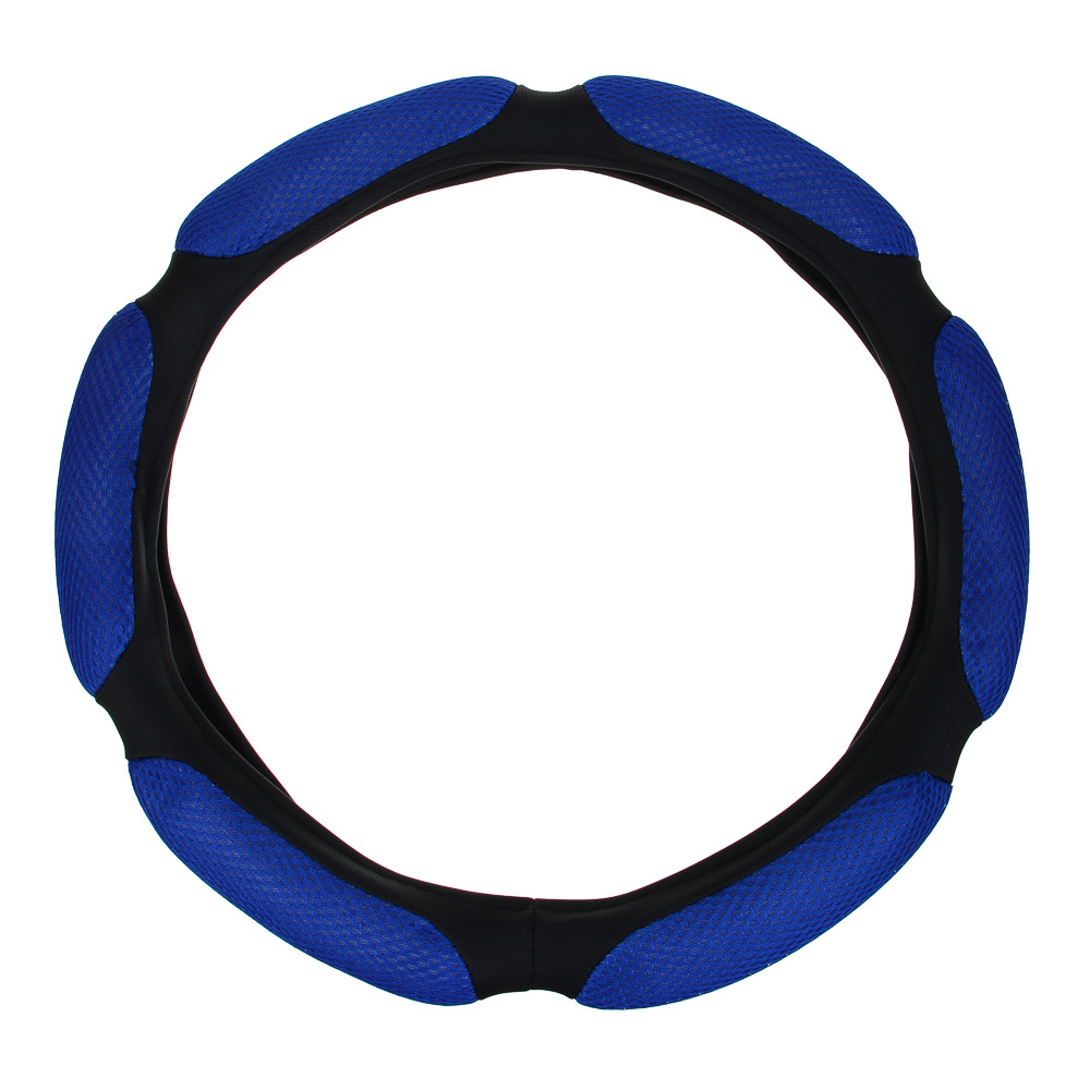 РОКОТ Оплетка на руль, анатомическая, размер М (38 см), черно-синий - #2