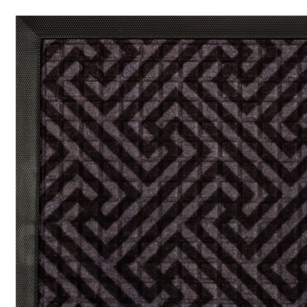 VETTA Коврик придверный, резиновый с ворсом полиэстер, 45x75см, 4 дизайна - #14