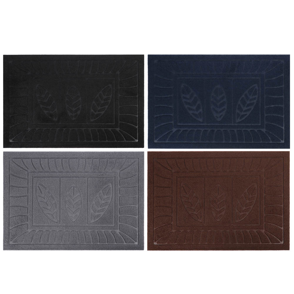 Коврик придверный тм VETTA, 39х59см, резиновый с ворсом, полиэстер - #7