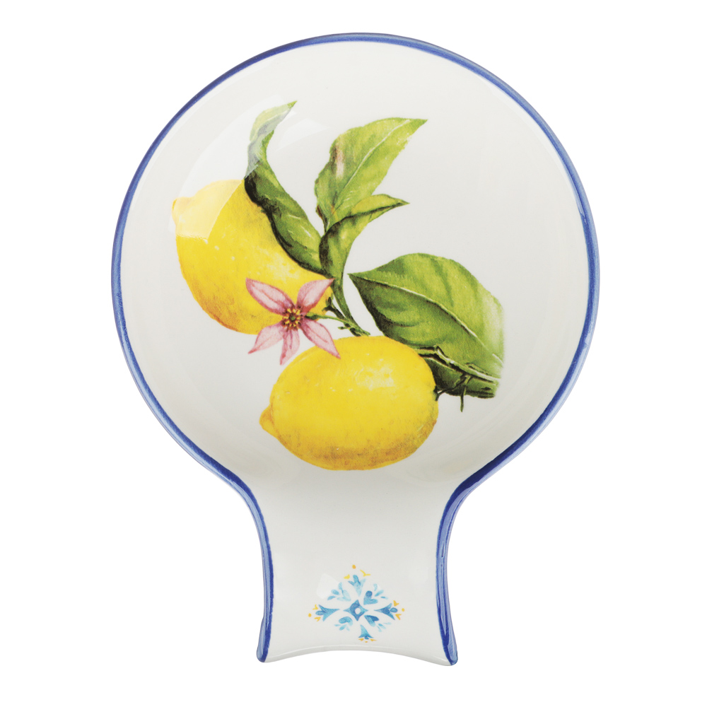 MILLIMI Лимоны Подставка для ложки, 15х11,5х2,5см, керамика - #3