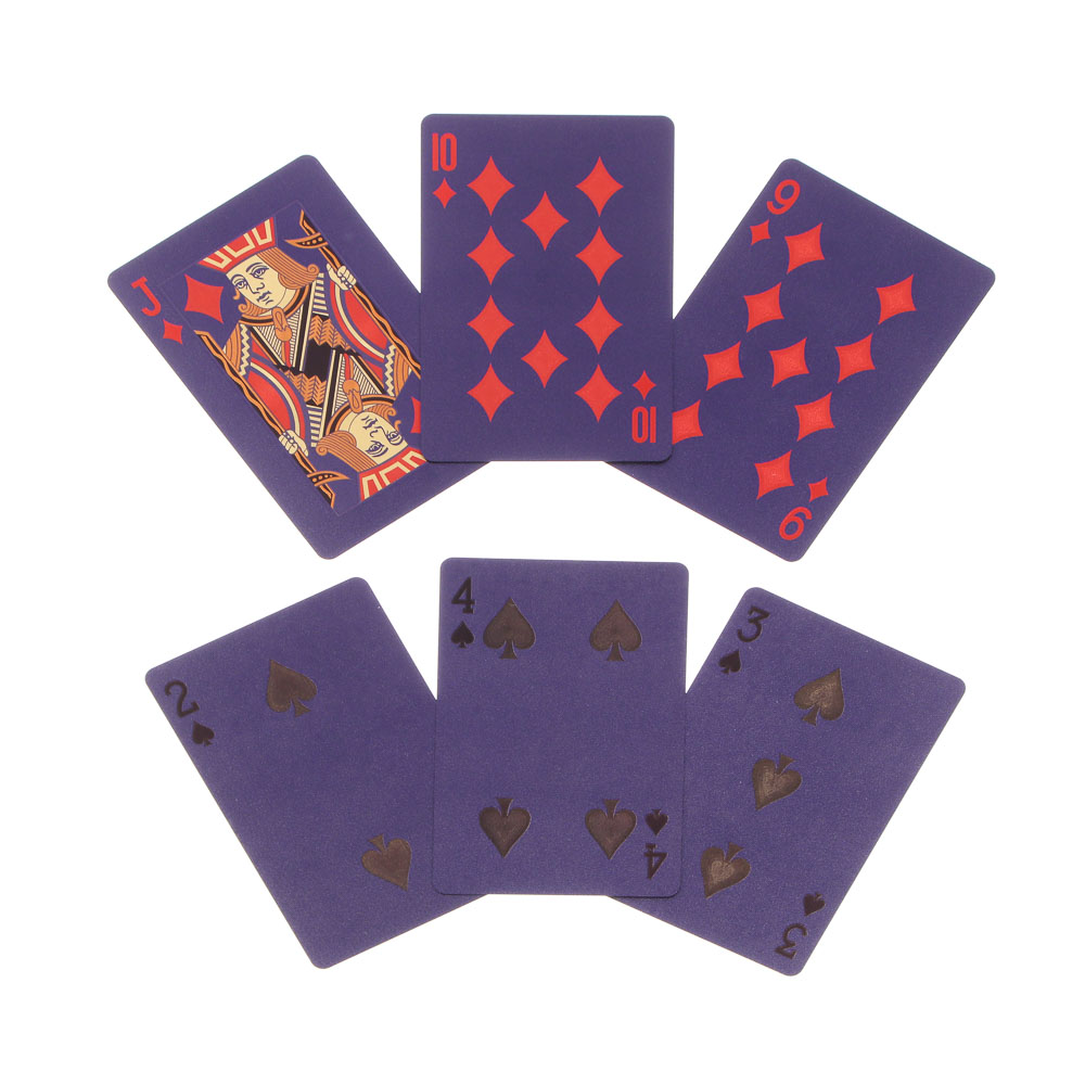 Карты игральные с фольгированным слоем, 54 карты - #4