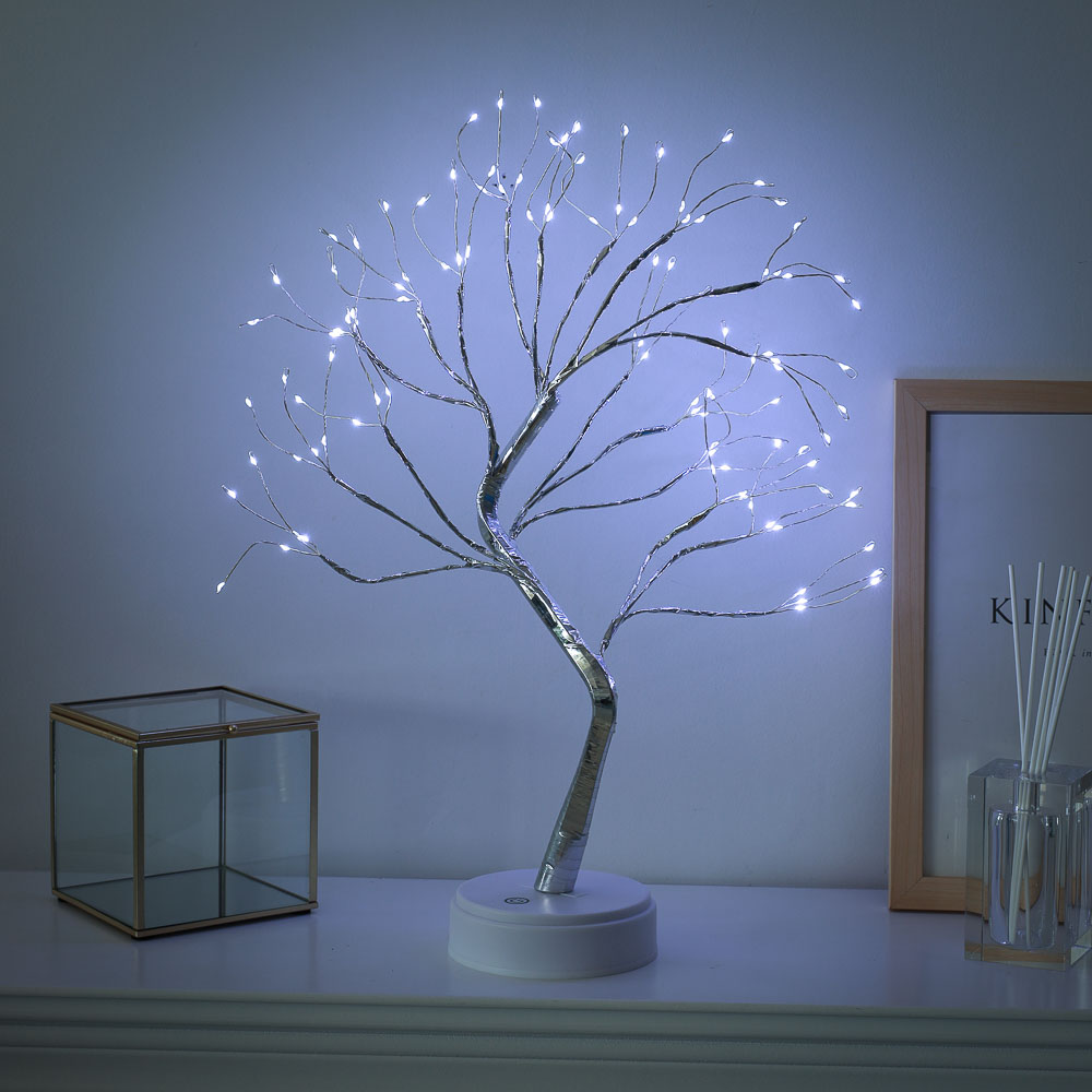 Светильник в форме декоративного дерева, 50 см, питание от батарейки, арт 3 - #1