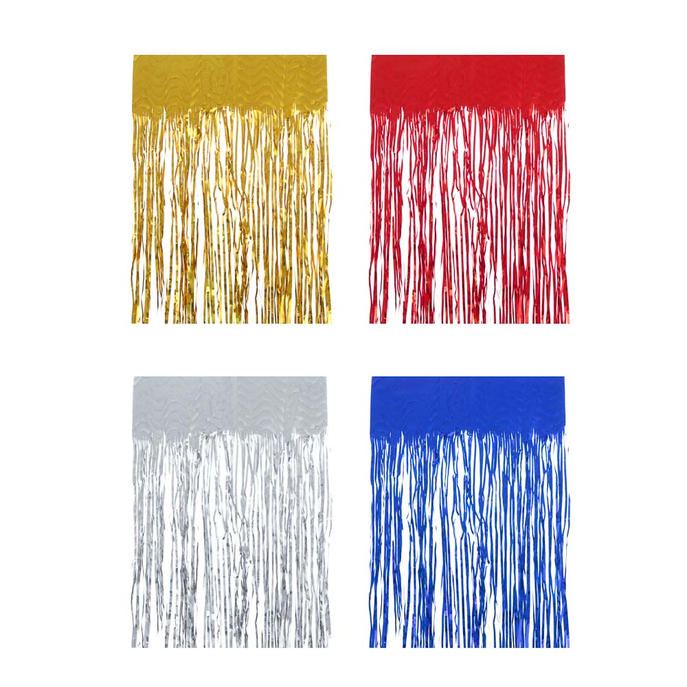 СНОУ БУМ Дождик с волнистым переливом, 15х100см, ПВХ, цвета в ассортименте, 26-340 - #1