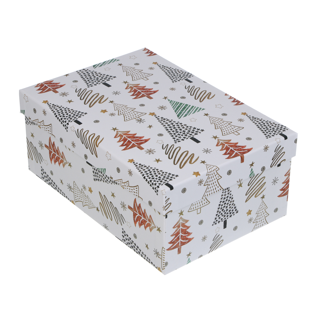 Подарочная коробка тм СНОУ БУМ, 23x16x9,5см, картон, 3 диз. - #1