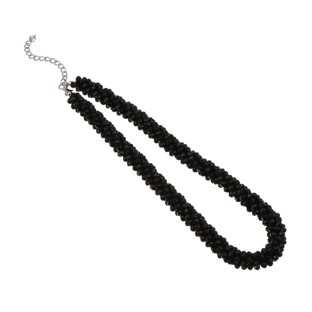 Колье на шею 37-42см, медь, стекло, 2 цвета, БЖ25-17 - #3