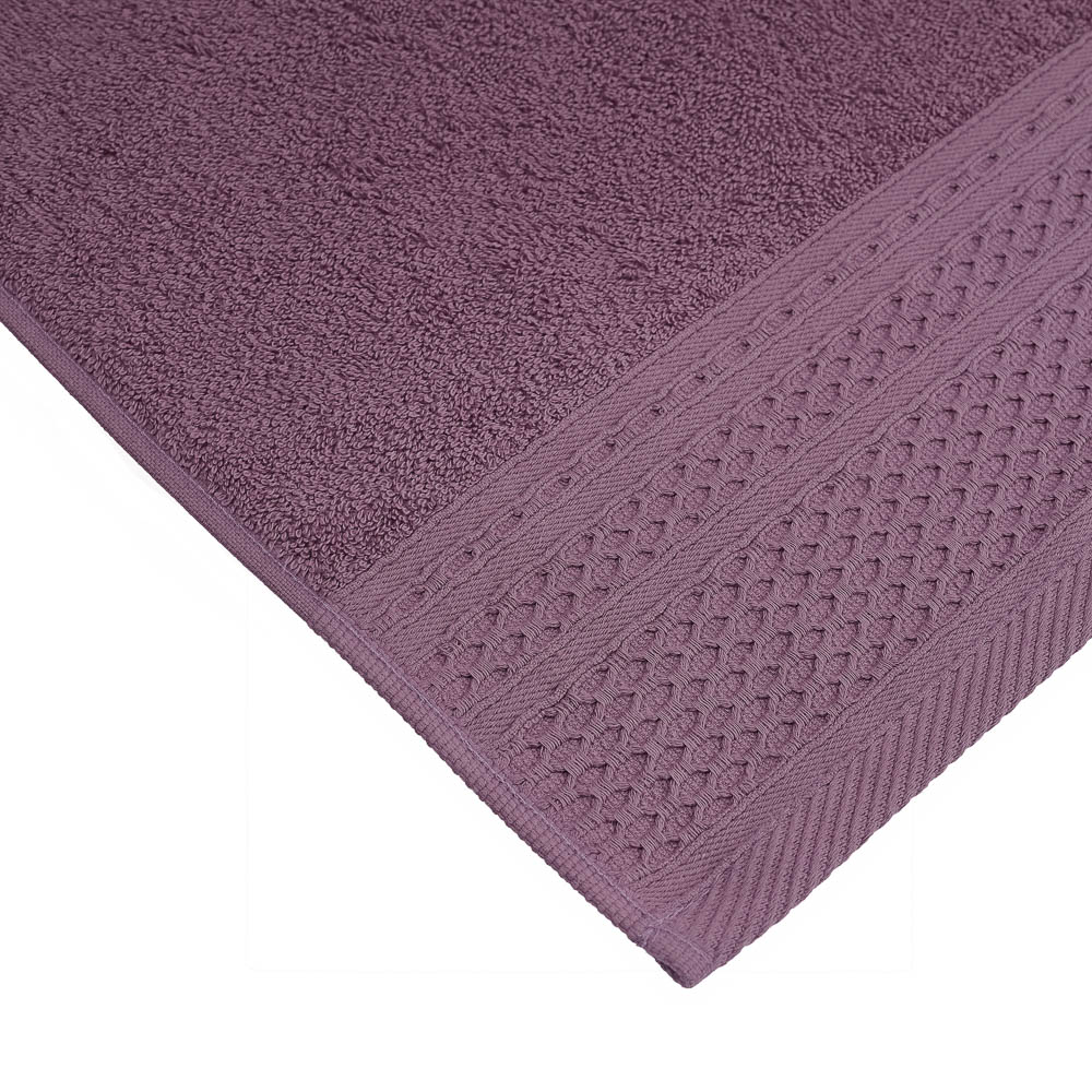 PROVANCE Хейзел Полотенце махровое, 100% хлопок, 70х130см, 400гр/м, сливовый - #9