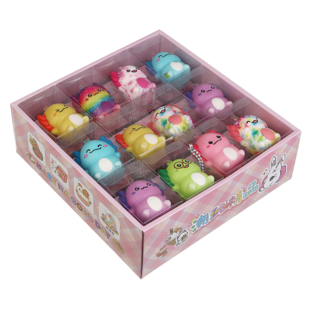 Игрушка антистресс сквиш "Аксолотль", PU, 5х5,5х3,5см, микс - #4