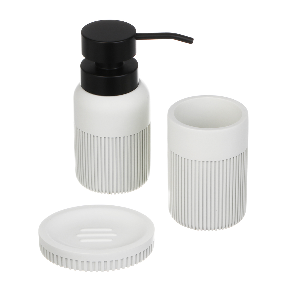 Мыльница тм VETTA Модена, полирезин, молочный, 10x8x2см - #6