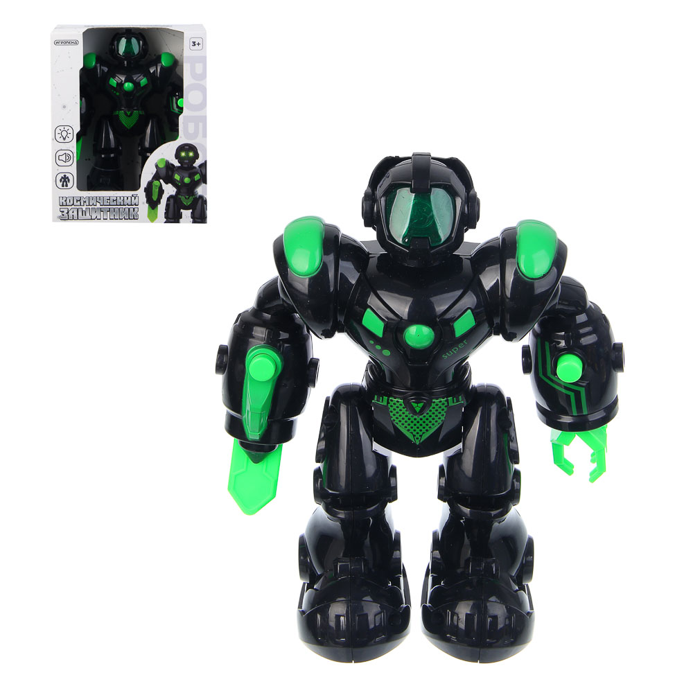 ИГРОЛЕНД Робот "Космический защитник", свет, звук, 3хААА, ABS, 27х16х12 см, 2 дизайна - #1