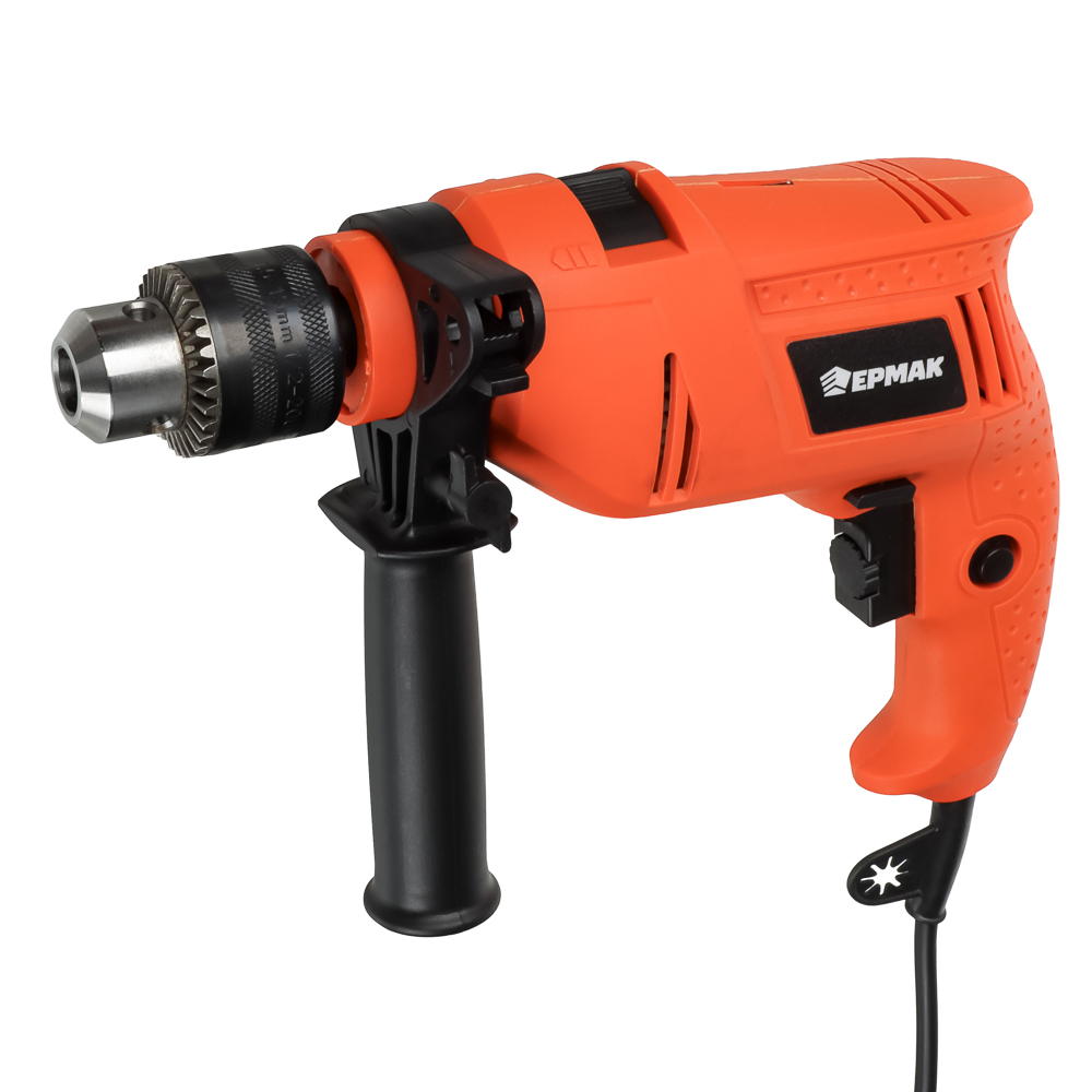 ЕРМАК Дрель ударная электр ДУ-650, 500Вт, 13мм, 0- 2900 об/мин, рег. скорости, реверс. - #1