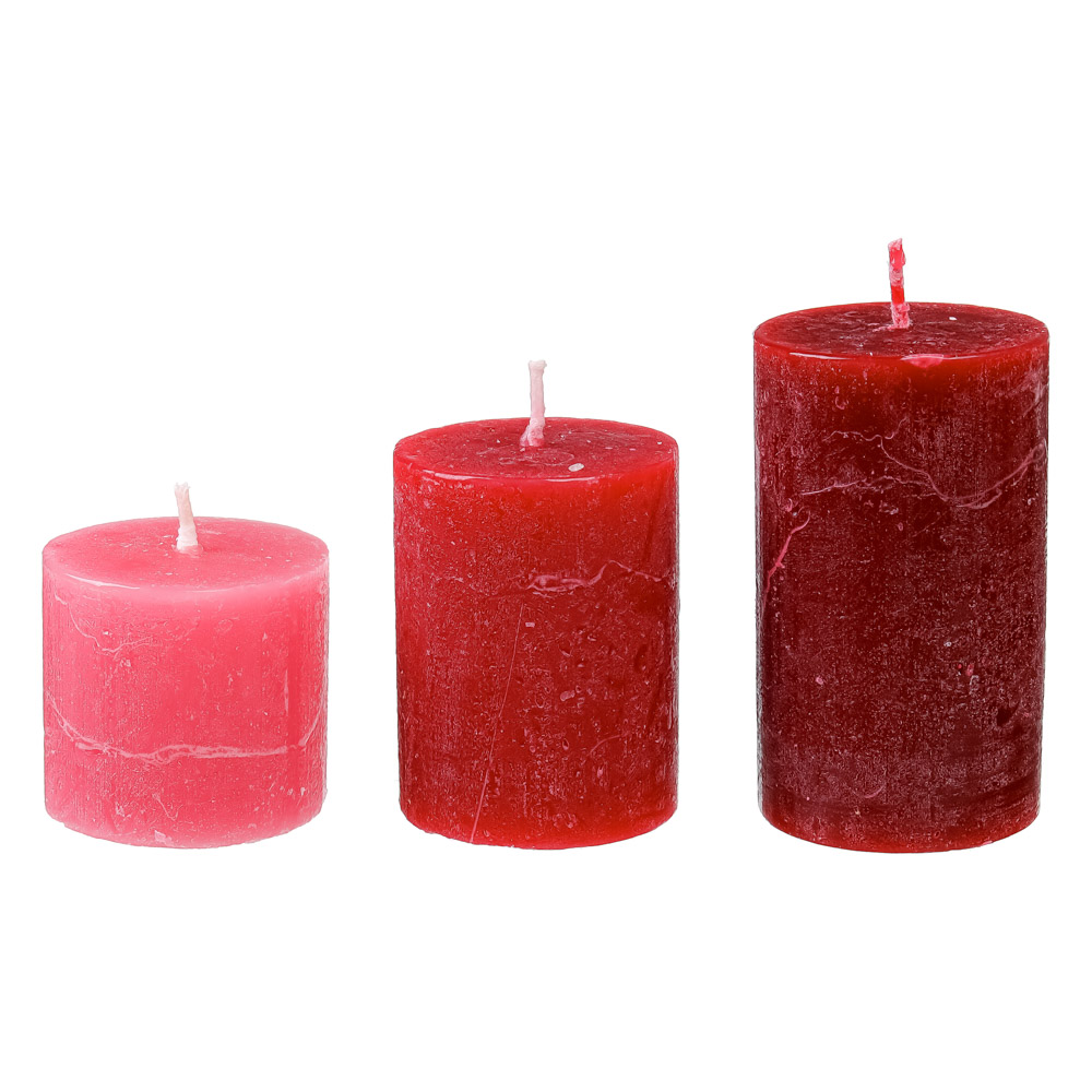 Набор свечей "Рустик арома", вишня, 3 шт - #3
