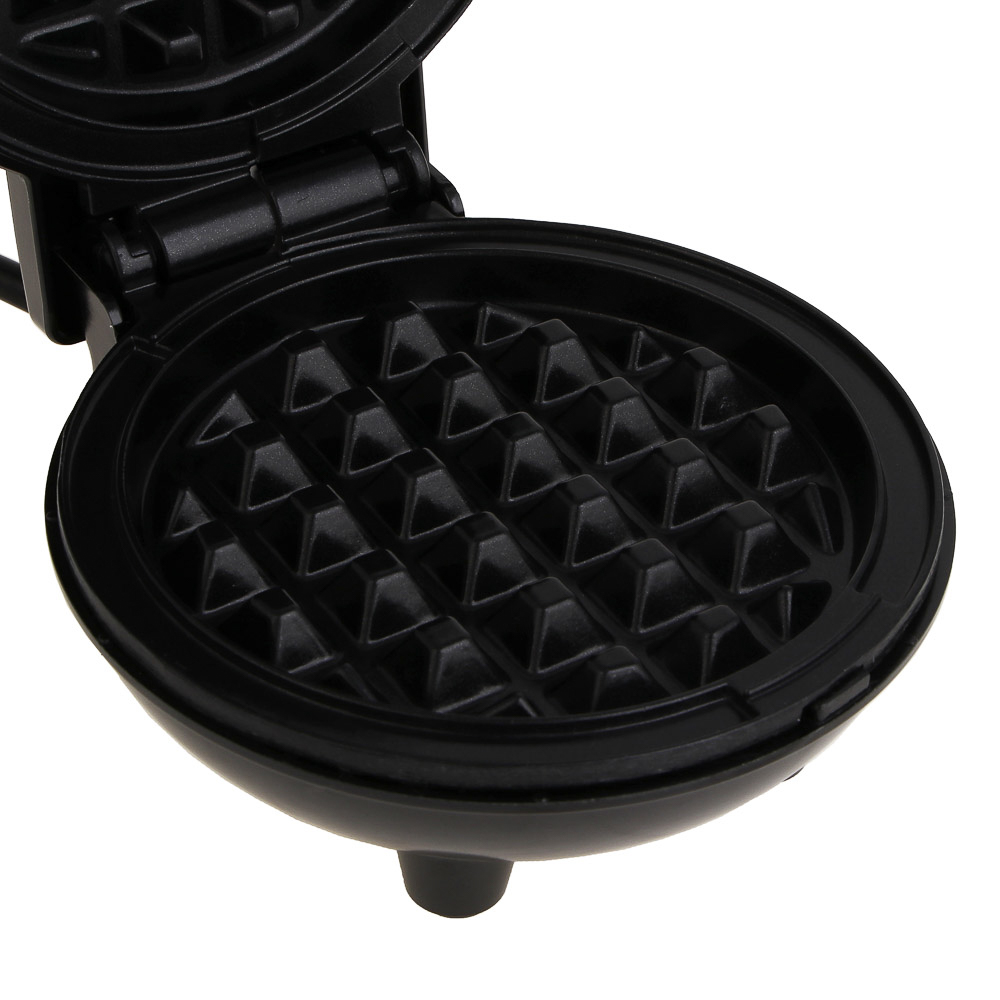 LEBEN Мини-вафельница, 550 Вт, пластик, нерж. сталь, антиприг.покрытие - #4