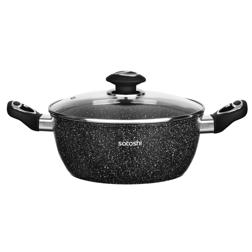 SATOSHI Танто Наб.пос.10пр, ковш+крышка 1,3л, кастр.+крышки 2,3;3,8;5,7л, сковороды 24,28см, индукц. - #8