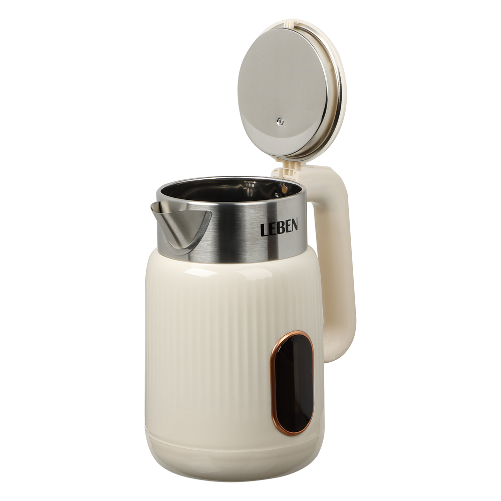 LEBEN Чайник электрический 2л, 1500Вт, пластик - #5