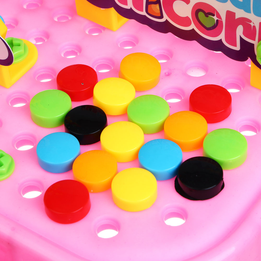 ИГРОЛЕНД Конструктор с шуруповёртом в чемоданчике "Шурупики", РР, ABS, 24,5х7,5х18,5см, 2 дизайна - #8