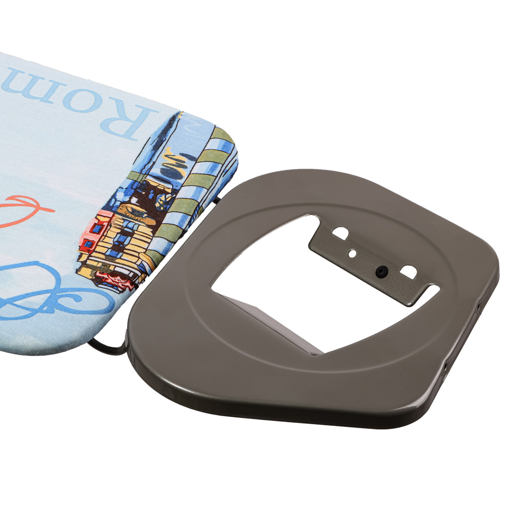 Доска гладильная, металл.сетка, 110x33см, регулир. высота до 95см, подставка под утюг, X-нога - #3