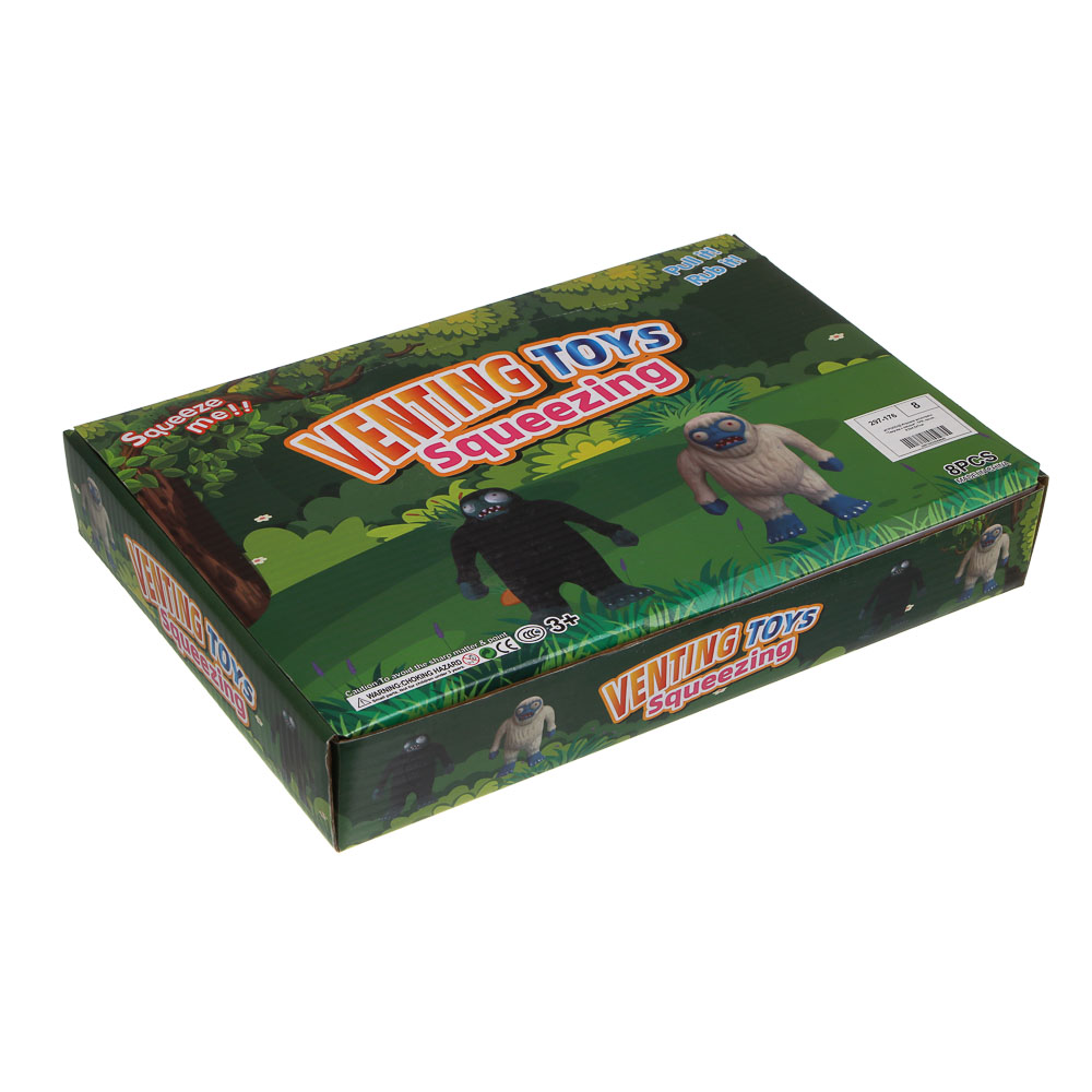 ИГРОЛЕНД Игрушка антистресс "Тянучка с песком", TPR, песок, 9,5х4,5х7см - #5