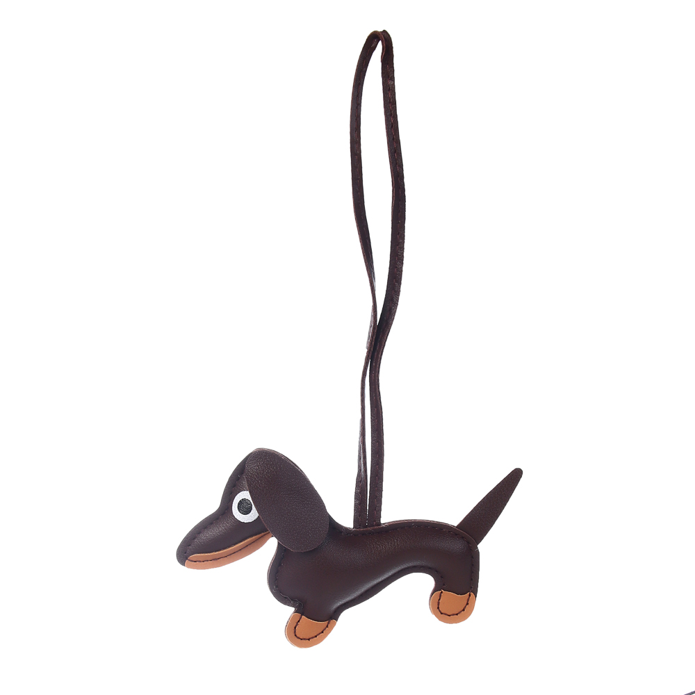 Подвеска брелок тм ЮL Такса, ПУ, 22х12,5 см, 3 цвета - #3