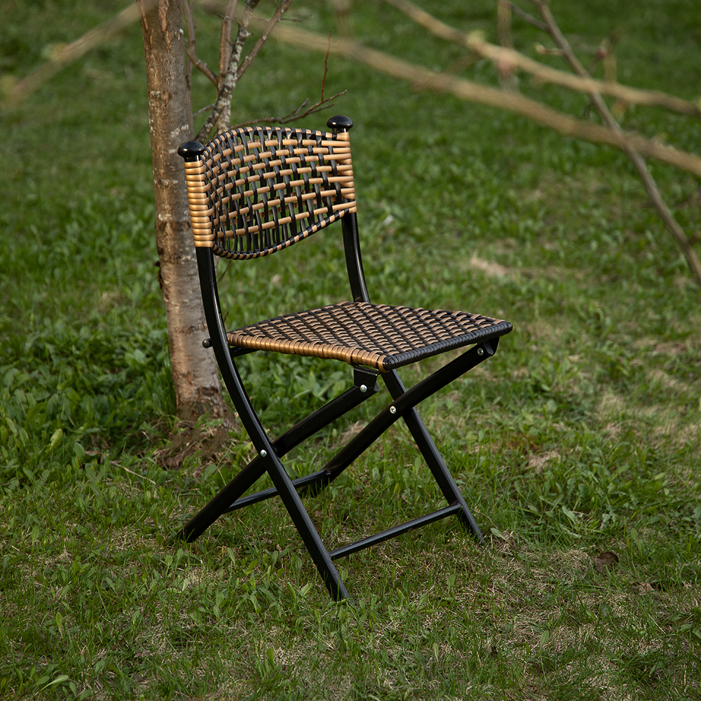 INBLOOM Стул складной садовый плетеный, 35х37х58см - #13
