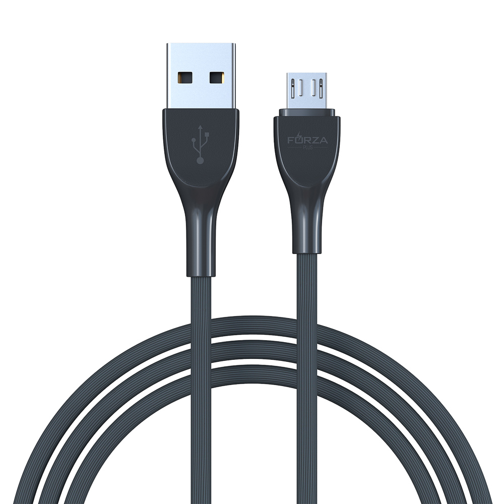 FORZA Кабель для зарядки Акварель Micro USB, 1м, 2А, 4 цвета, пакет - #1